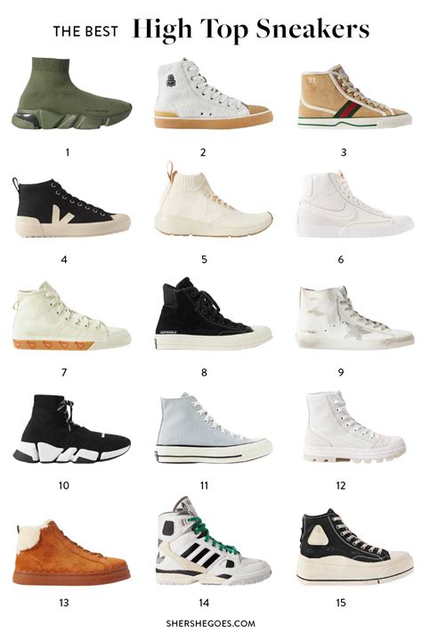 best high top sneakers.